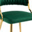 Christal 2 Piece Tufted Velvet Curved Weaved Back with Metal Legs Side Dining Chair Set-1350105845