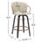 Benedic Swivel Upholstered Counter Stool-776520398