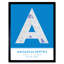 Aguascalientes City Map Aguascalientes Blue 1 Piece Single Picture Frame Wall Art