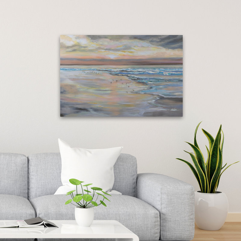 Matinée contemporaine et côtière, H 36 po x l 24 po