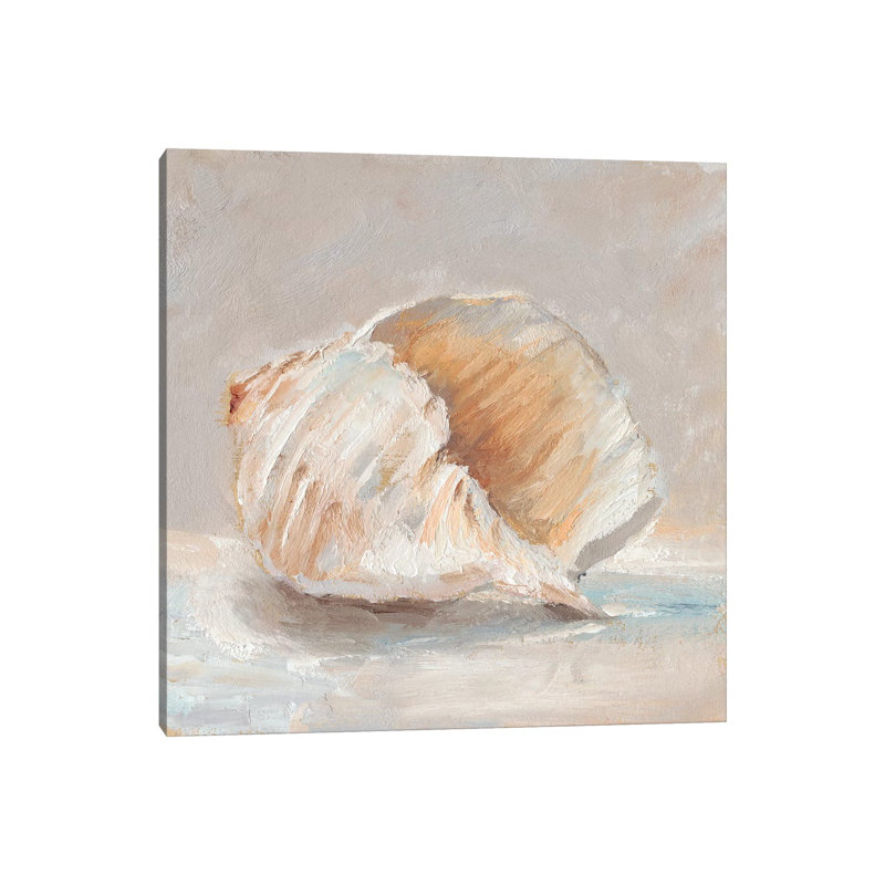 Reproduction d’art sur toile, "Impressionist Shell Study IV" par Ethan Harper, H 26 po x l 26 po x P 1,5 po, Pas de tapis