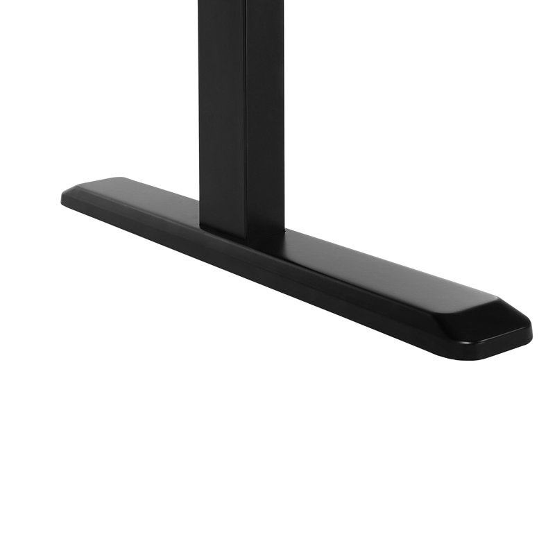 Warminster Adjustable Metal Base Standing Desk, 120cm H x 160cm W x 72cm D, Black