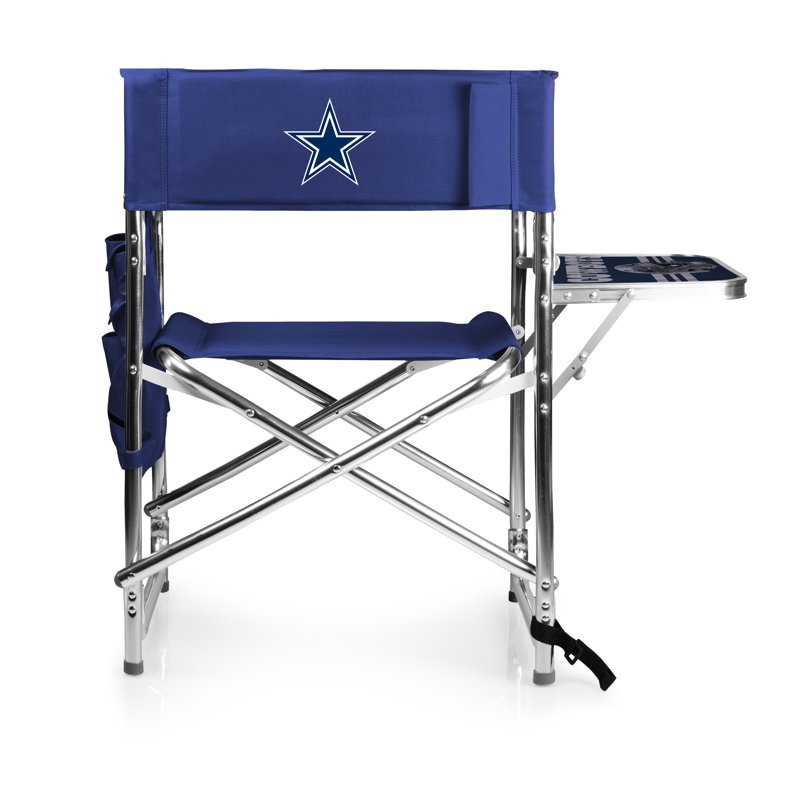 Folding Director Chair, Dallas Cowboys, Blue