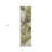 2' X 8' Olive Green Abstract Washable Non Skid Indoor Outdoor Runner Rug