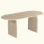 Ensemble de table de salle à manger 6 pièces avec banc, ensemble de chaises de table ovales pour 6 personnes, ensemble de salle à manger de style moderne-893169565
