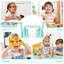 Ensemble 3 pièces de table de jeu et de chaises pour enfants Nila-2079703845