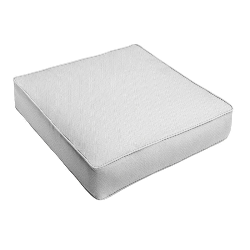 Coussin Sunbrella, Brun clair, L 23 po x P 25 po