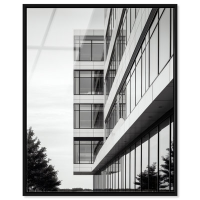 Glass Labyrinth II High-Gloss Frameless Acrylic Glass Wall Art Architecture Print by Oliver Gal, Ready to Hang, 16 x 20