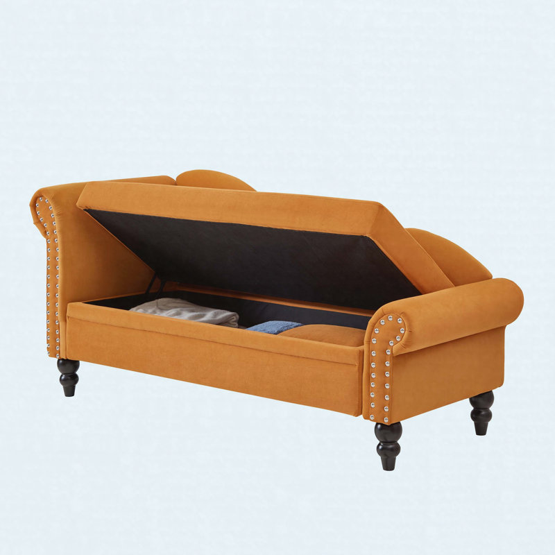 Méridienne 64,5 po, Earthy Yellow