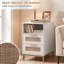 35cm W Metal Bedside Table-65661216