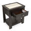 Lit coffre King avec 2 tables de chevet ouvertes-343312953-343312954