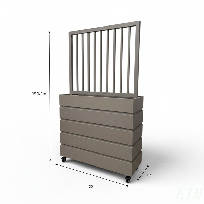 Terrace Divider Planter - Grey Brown, Brown Gray