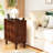 2 Drawer Slim Side Table