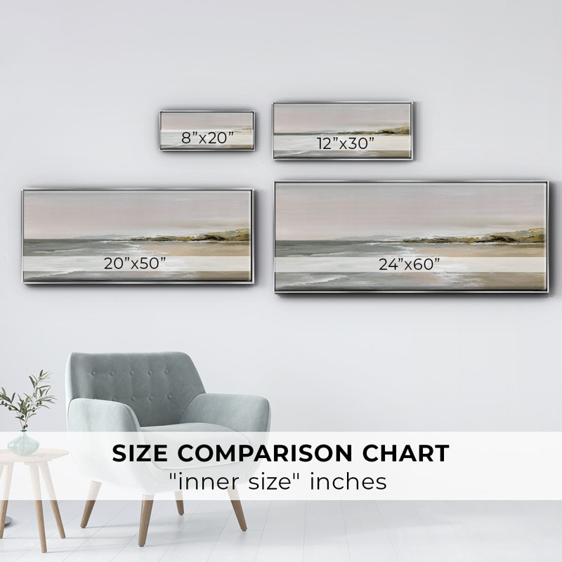New Shore- Framed Canvas