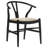 Kather Wood Wishbone Dining Side Chair Black-622057845-622057842