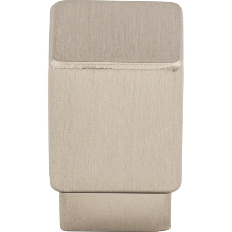 Tapered Square Knob, 3/4" Knob Length, Brushed Satin Nickel