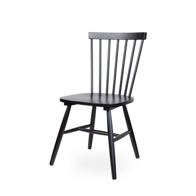 Beeler 44cm H Solid Wood Windsor Back Side Chair
