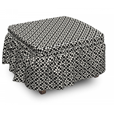 Box Cushion Ottoman Slipcover