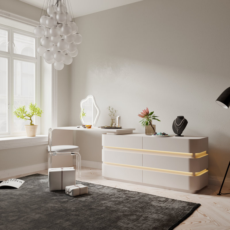 Commode extensible Chente , Blanc