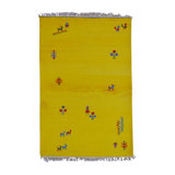 Hand-Knotted High-Quality Gold Area Rug