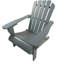 Chaise Adirondack en bois pour l'extérieur ou l'intérieur, pliable