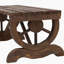 Banc de jardin en bois pour 2 personnes Outsunny