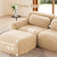 Kaki à 3 places avec tissu, mousse 32d haute densité, base antidérapante pour le confort de la maison