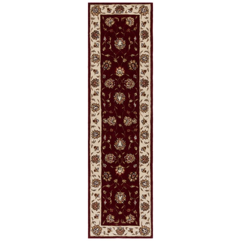Tapis oriental performance crocheté à la main Total Performance, Tapis de couloir 2 pi 3 po x 9 pi