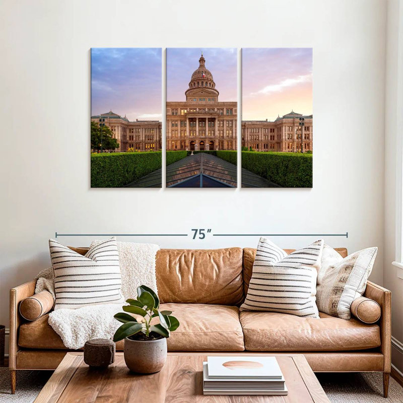 Iconic Texas Capitol, H 36 po x l 57 po