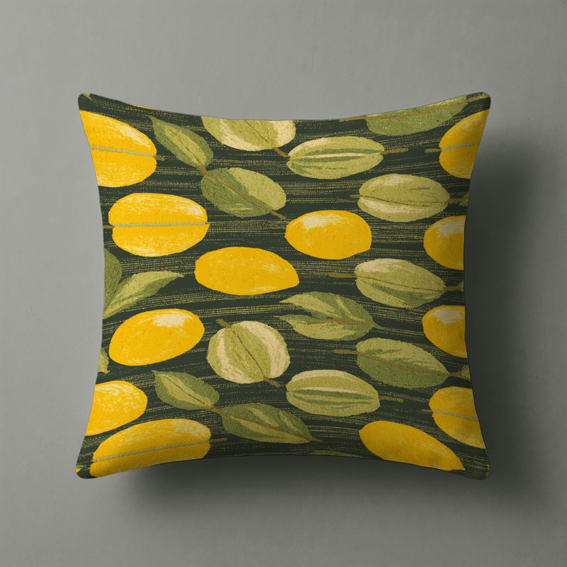 Indoor and Outdoor Throw Pillow, Square 18", Abiu
