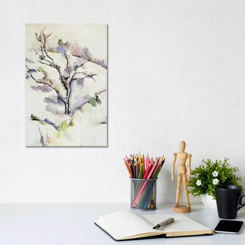 The Oak by Paul Cezanne - Wrapped Canvas Gallery-Wrapped Canvas Giclée, 20.32 cm H x 30.48 cm W