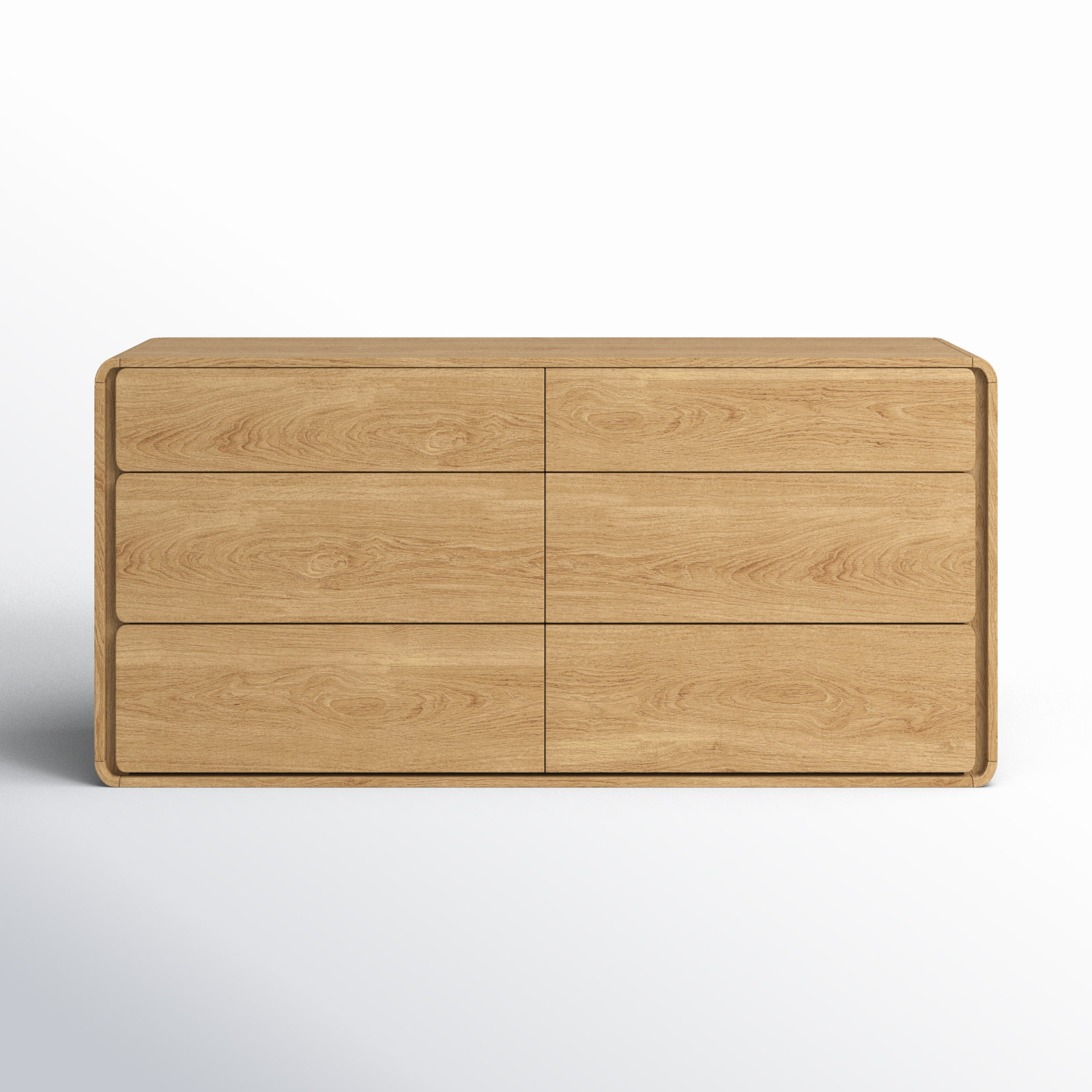 Berkeley 6 - Drawer Double Dresser, Oak
