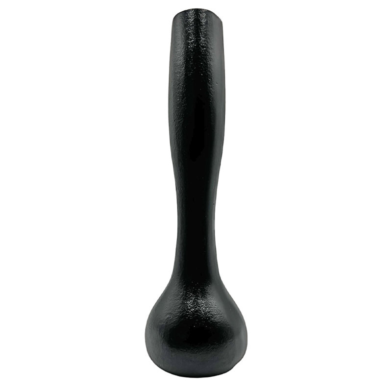 Kinzah Handmade Aluminum Table Vase, Black
