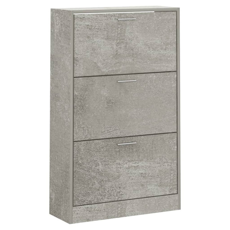 9 Pair Flip Down Shoe Storage, Light Grey