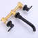 Wall Mounted Optional 2-handle Bathroom Faucet