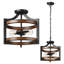 Luminaire suspendu et plafonnier encastré 13,5 po à 2 lumières Amadi-1947206752