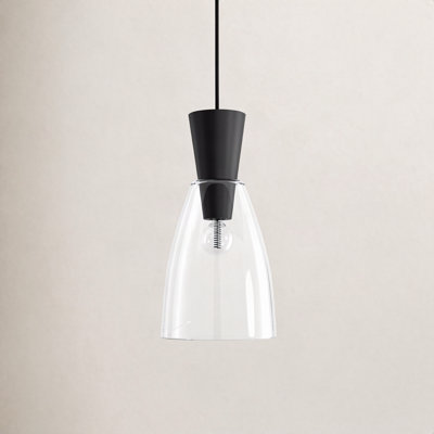 Moxie Single Light Glass Dimmable Pendant