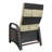 Recliner Chair,Separate Adjustment Mechanism PE Wicker Adjustable Reclining Lounge Chair And Removable Soft Cushion,Modern Armchair And Ergonomic-1296045735