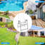 Chaise de patio pliante Nixin