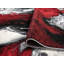 Tapis abstrait rouge / gris-1389054089