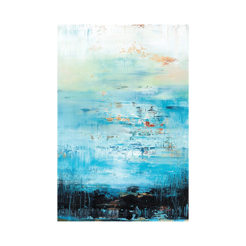 Cloud Reflection 1 Piece Wrapped Canvas Painting, 45.72cm H x 30.48cm W