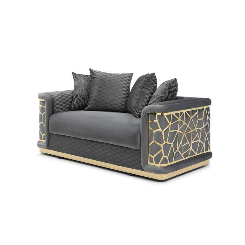 Causeuse, Gris foncé