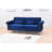 Twin 85'' Velvet Futon And Mattress-1941584143