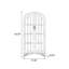 Beige + Burlywood Solid Wood Display Cases