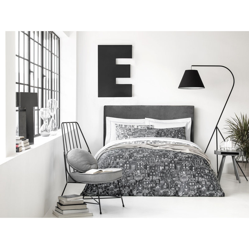 City Sateen Duvet Cover, Twin Duvet Cover