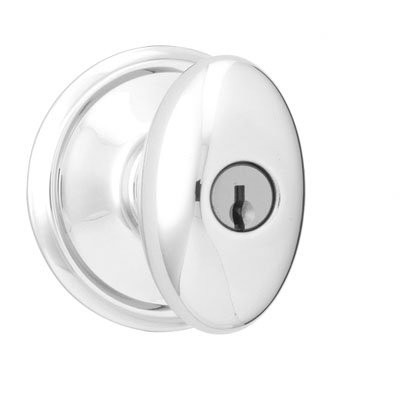 Siena Bright Chrome Keyed Entry Knob