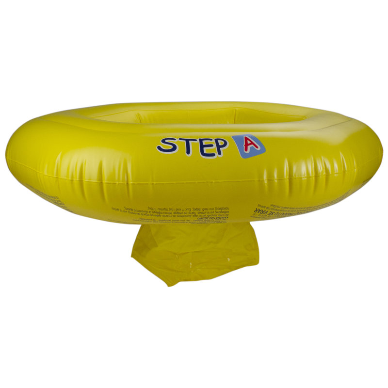 Flotteur de piscine gonflable jaune 26 "STEP A