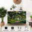 Sideboard Buffet Cabinet with Storage Tropical rainforest with 2 Doors for Living Room and Kitchen