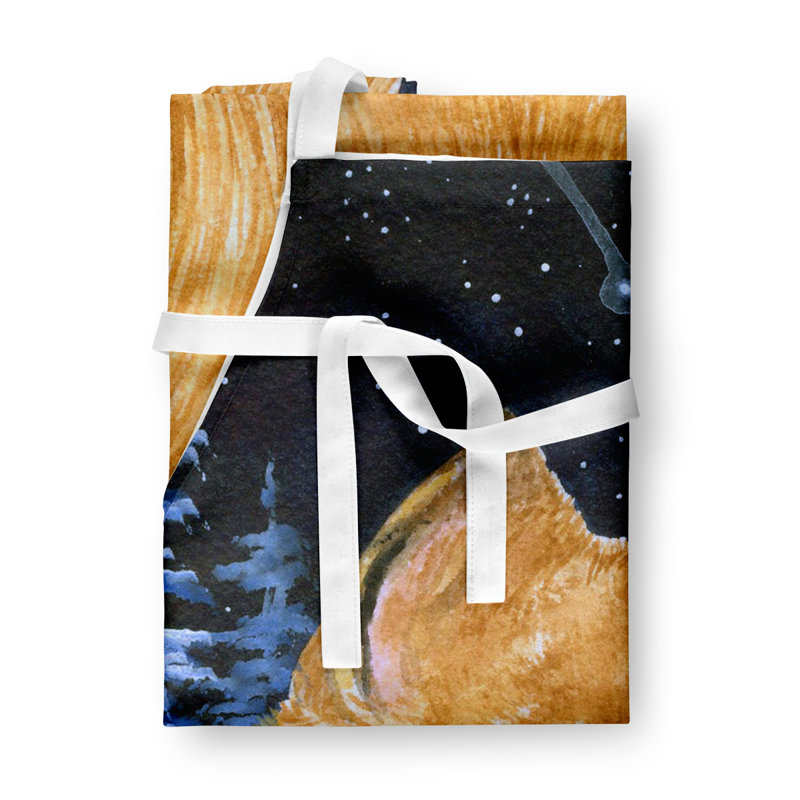 No Pattern Bib Apron