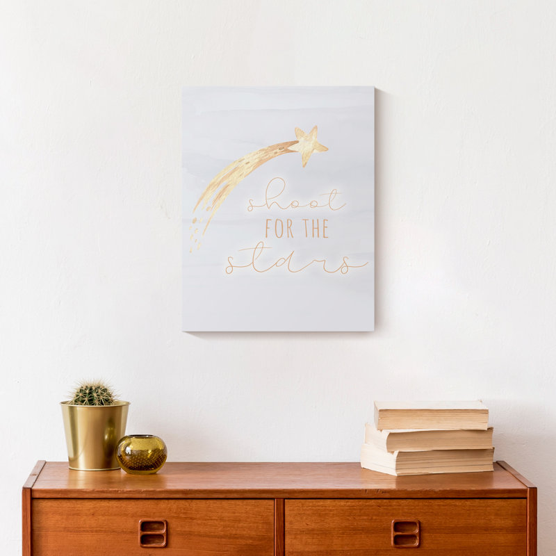 «Shoot for the Stars», art sur toile, H 14 po x l 11 po x P 1,25 po